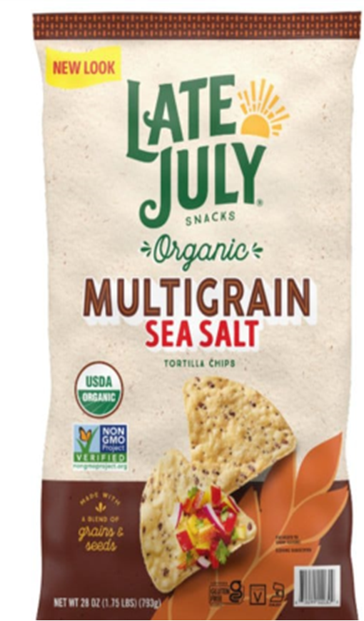 (image for) Tortilla Chips Multigrain Seasalt Org 28oz
